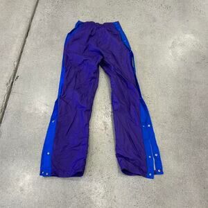 Sunbuster Kids Small Track Pants Purple Button Down Joggers Rare